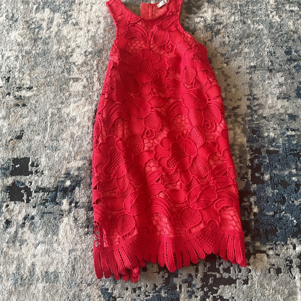 Lovers. + Friends Caspian Shift Dress in Coral